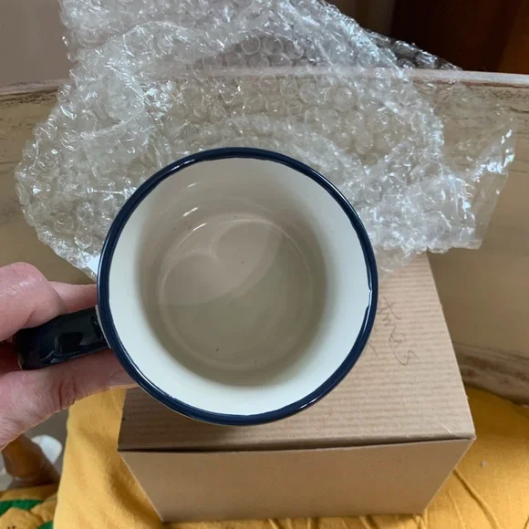 White and Blue 'Man Cave' Mug - Picture 3 of 5